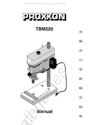 Proxxon TBM220 Manuel