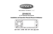 Jensen JDV8035 Guide D'utilisateur