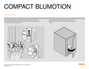 Blum COMPACT BLUMOTION Instructions De Montage