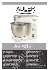 Adler europe AD 4216 Mode D'emploi