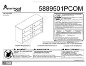 Ameriwood HOME 5889501PCOM Instructions De Montage