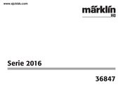 marklin 2016 Série Mode D'emploi