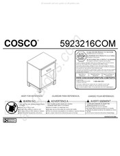 Cosco 5923216COM Instructions De Montage