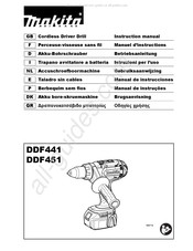 Makita DDF451 Manuel D'instructions