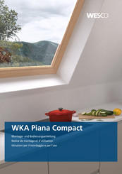 Wesco WKA Piana Compact Notice De Montage Et D'utilisation