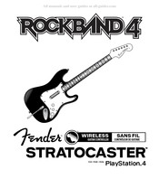 Mad Catz Rockband 4 Fender Stratocaster Mode D'emploi