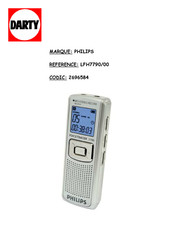 Philips 2696584 Mode D'emploi