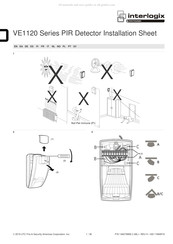 Interlogix VE1120 Serie Fiche D'installation