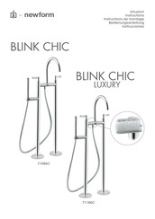 newform BLINK CHIC LUXURY 71186C Instructions De Montage
