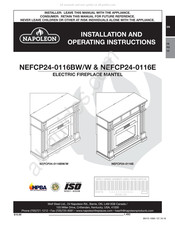 Napoleon NEFCP24-0116BW/W Instructions D'installation Et D'utilisation