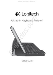 Logitech Folio m1 Guide D'installation