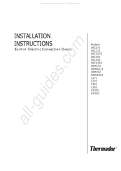 Thermador C271 Instructions D'installation