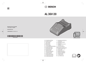 Bosch AL 36V-20 Notice Originale