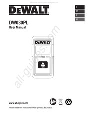 DeWalt DW030PL Mode D'emploi