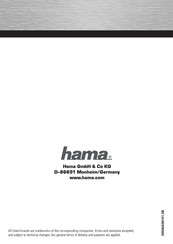 Hama Power 150 Mode D'emploi