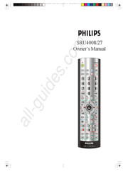 Philips SRU4008/27 Manuel Du Propriétaire