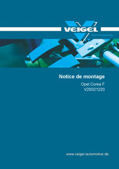 Veigel V2S021220 Notice De Montage