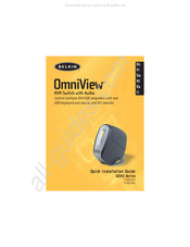 Belkin OmniView F1DD104U Guide D'installation Rapide