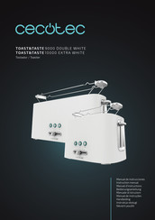 cecotec TOAST&TASTE 9000 DOUBLE WHITE Manuel D'instructions