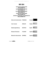 Metrix MX 604 Notice De Fonctionnement