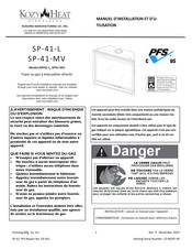 Kozy Heat Fireplaces SP-41-MV Manuel D'installation Et D'utilisation