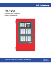 Mircom FX-3500 Manuel D'installation Et D'utilisation