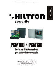 Hiltron security PCM100 Manuel Pour L'utilisateur