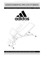 Adidas ESSENTIAL PRO UTILITY BENCH Instructions D'installation