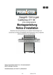 PrimAster California 411 M Notice D'installation