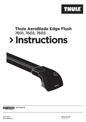 Thule 7602 Manuel D'instructions