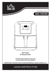 HOMCOM 800-120V80 Manuel D'instructions