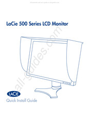 LaCie 500 Série Guide D'installation Rapide