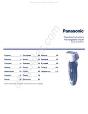 Panasonic ES8101 Manuel D'instructions