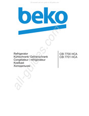 Beko CBI 7701 HCA Mode D'emploi