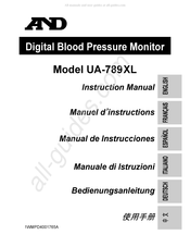 AND UA-789XL Manuel D'instructions