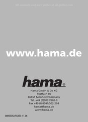 Hama 00055352 Mode D'emploi