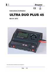 GRAUPNER ULTRA DUO PLUS 45 Instructions D'utilisation