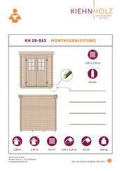 Kiehn-Holz KH 19-013 Instructions De Montage