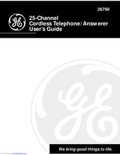 GE 26790 Guide De L'utilisateur