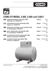 CEMO DT-MOBIL 2.500 Notice De Montage Et D'utilisation