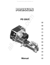 Proxxon PD 250/E Traduction De La Notice D'utilisation Originale