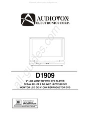 Audiowox D1909 Mode D'emploi