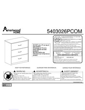 Ameriwood HOME 5403026PCOM Instructions De Montage