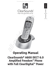 ClearSounds A600 Manuel D'utilisation