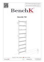 BenchK 700 Instructions De Montage