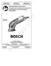 Bosch 1294VSK Consignes De Fonctionnement/Sécurité