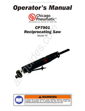 Chicago Pneumatic CP7901 Manuel De L'opérateur