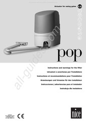 Nice pop Serie Instructions Et Recommandations Pour L'installation