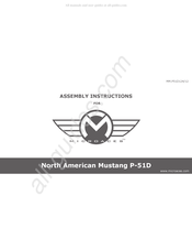 Microaces North American Mustang P-51D Instructions De Montage