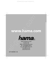 Hama 00055458 Mode D'emploi